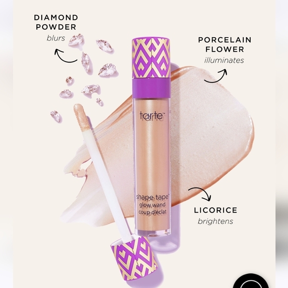 Tarte Shape Tape Glow Wand: Moonbeam (Deep Bronze Glow), NIB - Picture 4 of 5